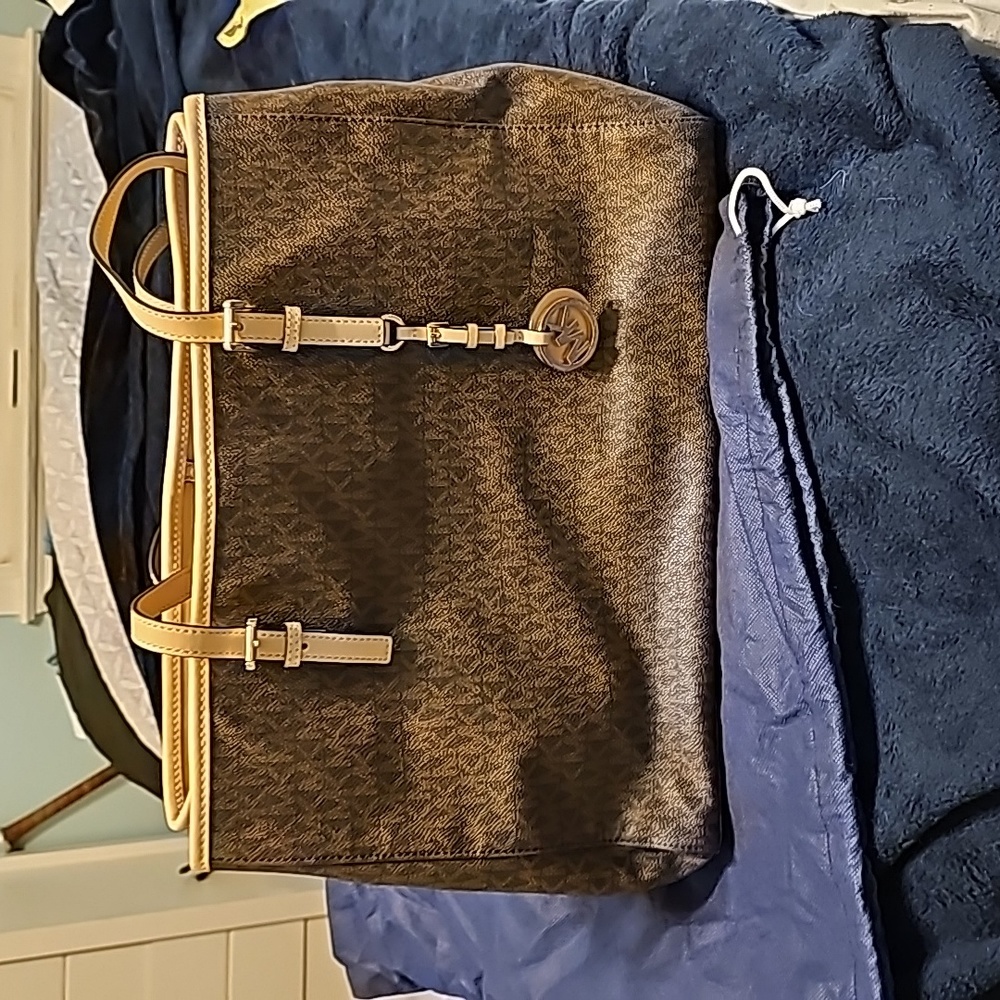 Signature brown Michael Kors purse
